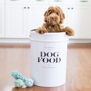 Dog food bucket 